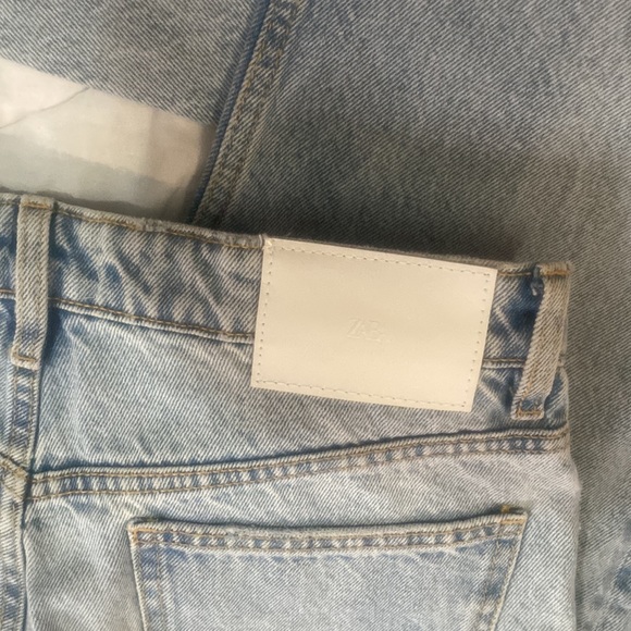 Nwt Zara high rise ankle light blue denim jeans - Picture 8 of 8